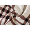 Poncho de tela escocesa con borlas, jacquard, chal, capa, suéter